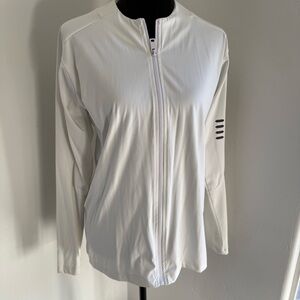 New Men’s White Zip-Up Sweater (Size M)